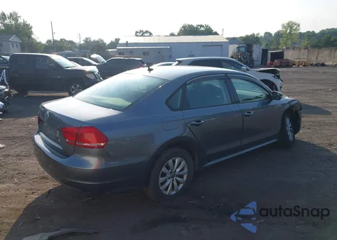 2013 Volkswagen Passat 2.5L S from USA, damaged, VIN 1VWAP7A34DC059183